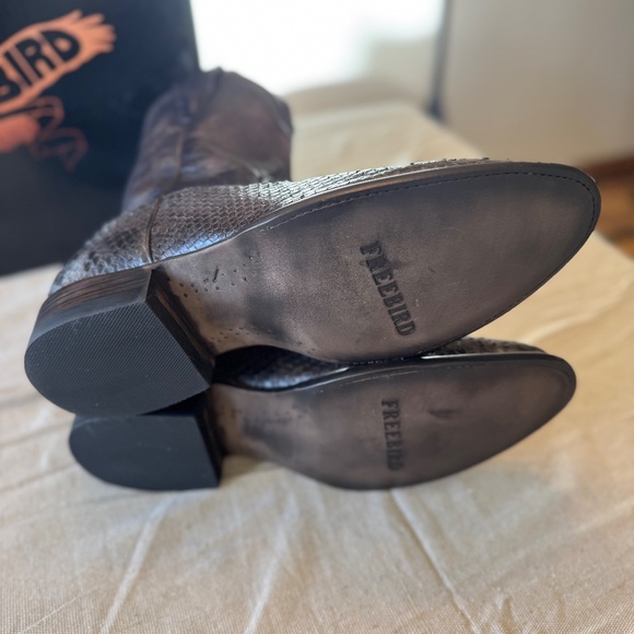 Freebird Alamo Black Python Men's - Picture 5 of 9